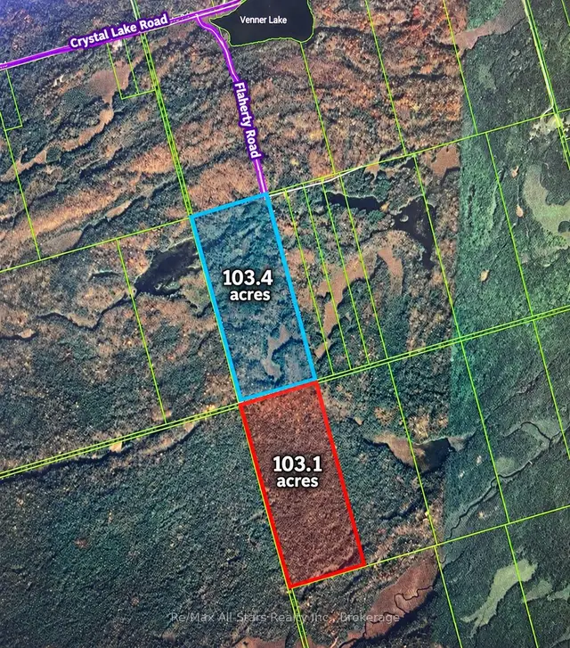 Lot 16 Concession 8 and 9 Flaherty Rd ( Fire Rte 397 ) Route, Trent Lakes, Trent Lakes